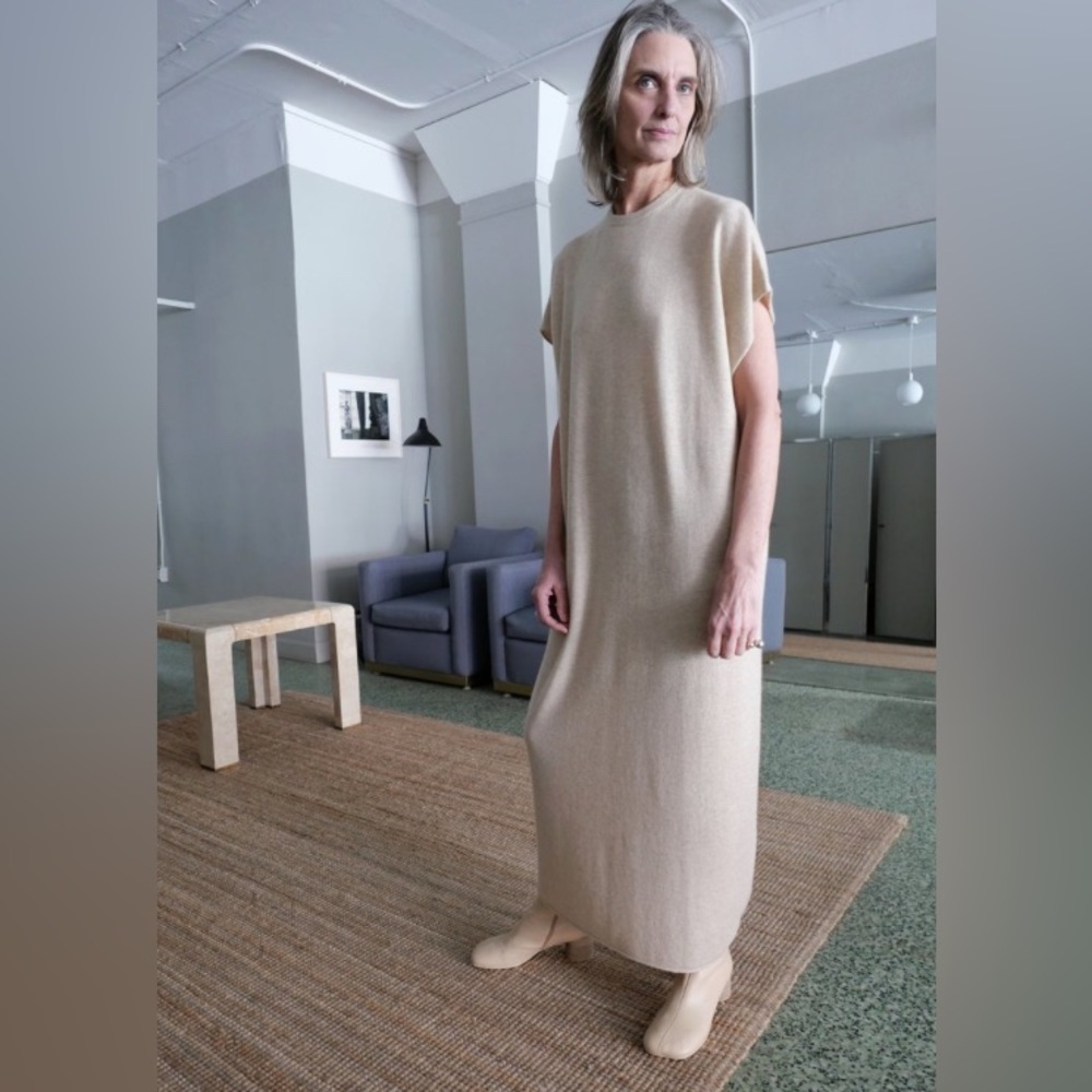 Extreme Cashmere No.169 Healing dress-Moss